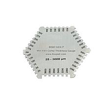 Biuged BGD 531/7 습식 필름 두께 측정기 (25µm-3,000µm)