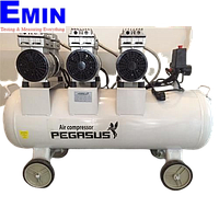 KOCU TM-OF750x3-70L オイルフリーエアコンプレッサー -  Muffler HP