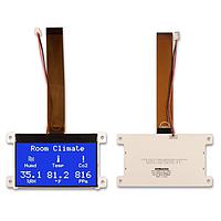 Mô-đun LCD Đồ họa COG STN-Xanh dương 128x64 Trắng Newhaven Display NHD-C12864WO-B1TMI#-M
