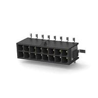 AMP Connectors - TE Connectivity 4-794637-6 Headers 16P MICRO MNL ASSY,VRT,SMT LF