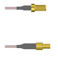 Amphenol Custom Cable Q-7103L0005144i RFケーブルアセンブリ SMA-SJ/SMB-SJ G316 144I
