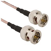 Amphenol RF 115101-05-M1.00 RF Cable Assemblies BNC Straight Plug to BNC Straight Plug RG-179 75 Ohm 1 M (39.37 Inches)