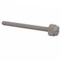 Essentra Components 50M035060T042 Slotted Thumb Slotted Thumb Screw, M3.5 X .6 Thread, 42mm Lg