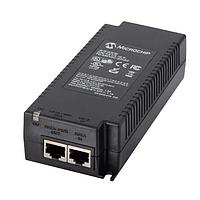 Bộ cấp nguồn qua Ethernet Midspan với bảo vệ chống sét 1 cổng trong nhà BT 60W bảo vệ chống sét dây nguồn EU Microchip Technology PD-9501GC-SP/AC-EU