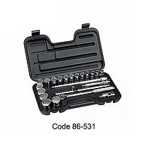 Bộ khẩu 1/2 inch 12 cạnh gồm 22 chi tiết Stanley 86-531
