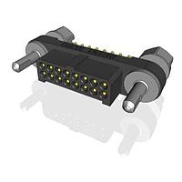 Amphenol Socapex MHDAS2M016YDE60 Connectors Micro HDAS 16 male straight pc tail contacts16 position pin 1.27 mm 2 row straight