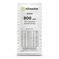 MILWAUKEE M10080B 800 ppm TDS Calibration Solution Sachets (25 x 20 ml sachet)