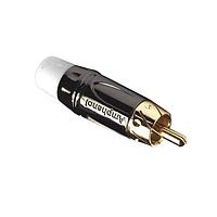Amphenol Audio ACPL-CWH ກະແຈສົ່ງສັນຍານ RCA PLG BLK Chromate White Flex Grommet