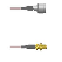 Amphenol Custom Cable Q-2M02X000R144i 射频电缆组件 N-SP/SMA-SJB G316D 144I
