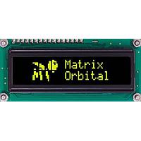 Matrix Orbital OK162-12-USB-OY OLED 디스플레이 OLED 16 X 2 옐로우 스탠다드 USB