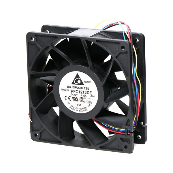 Delta Electronics, Inc. PFC1212DE-F00 Tubeaxial Fan, 120x38mm, 12VDC ...