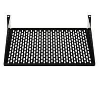 Giá đỡ & Tủ giá đỡ Kệ thiết bị dạng cần cantilever có thông gió, 2U, Thép, Màu đen, 1/cái HellermannTyton T19X145V