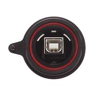 Samtec SCRU-02 USBタイプBコネクタ AccliMate(TM) IP68シール付き円形USB 2.0パネルマウントレセプタクル