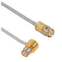 Amphenol RF 095-725-120-009 RF Cable Assemblies SMP St Plg to SMP RA Plg 0.047 CfCbl 9in