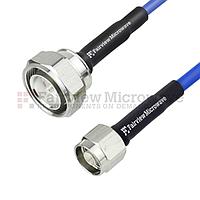 Fairview  FMC0115925 Low PIM N Male to 7/16 DIN Male LSZH Jacketed Cable 0.250 Formable Low PIM Coax and RoHS Compliant