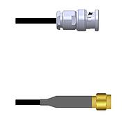 Amphenol Custom Cable Q-0J0680003006i RF Cable Assemblies BNC-SP/SMA-SP G174 6I