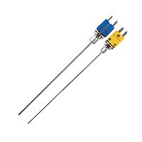 OMEGA SCASS-125U-36-DUAL 미니어처 커넥터가 있는 이중 요소 열전대 프로브 (Thermocouple, K, 900 °C)