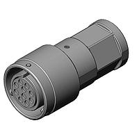 JAE Electronics JK06DF10SN5-F0 Circular MIL Spec Connector 10 Position Panel Mount, Receptacle, Pin Contact, N