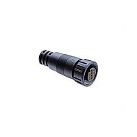 Amphenol LTW 1CD-07AFFM-LL7A01 Sensor Cables / Actuator Cables Ceres, Middle Size, 5A, 07 Pins, Overmolded, Straight