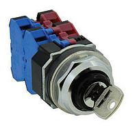IDEC ASD31K22NU-RL 钥匙开关 30mm 3位 钥匙弹簧复位 2常开2常闭