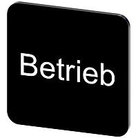 SIEMENS 3SU19000AF160AP0 Labeling Plate, Betrieb INSCR. LABEL, BLACK 22 X 22MM, BETRIEB