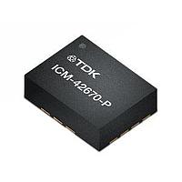 TDK InvenSense ICM-42670-P IMUs - 慣性計測ユニット 低消費電力、高性能 6軸モーショントラッキングIMU、I3C、I2CおよびSPIインターフェース搭載、2.5mm x 3mmパッケージ
