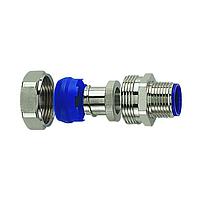 HellermannTyton LTP20-050-CUL Conduit Fittings & Accessories HelaGuard Liquid-Tight Flex Met Fitting, Non-Ins Throat, Straight, 1/2" NPT Thread, 0.50" (20mm) Dia, NPB, 10/pkg