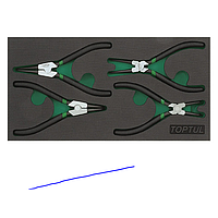 TOPTUL GVA0406 扣环桩组 (4 pcs)