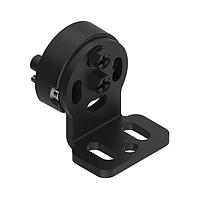Banner Engineering S4BA-MBK-11 Mounting Brackets S4B, Accessory Bracket: End Mount; Includes 2 Brackets and Hardware; Rotation: +/-15 Degrees; 8 GA Steel, Black Zinc Plated, Glass-Filled Polycarbonate Adapter