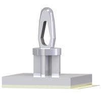 Khớp Nối Snap Fit CB, Gắn Keo, Tự Nhiên, Khoảng Cách 3/4 inch Essentra Components CBSB-12-01A-RT