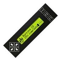 Matrix Orbital BLK202A-BK-USB PCベイインサート、LCD文字 LK202A-25-USB バンドルベゼルおよびUSB