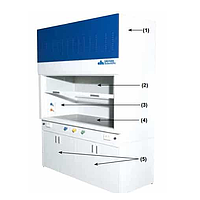 DaiHan DH.WHD02424 Premium Ducted Fume Hood (Air Curtain; 2400X800X2350mm, 220V)