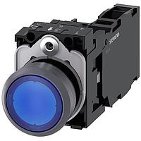 SIEMENS A6X30142851 標準スイッチ 照光式プッシュボタン 青