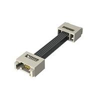 Samtec T1SD-10-28-GF-12.0 Double Row Discrete Cable 1.00 mm Micro Mate(TM) Double Row Discrete Wire Cable Assembly