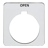 Square D 9001KN109SP Legend PSH BTTN LEGEND PLATE 30MM, Type K