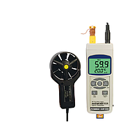 OMEGA HHF-SD2 Vane Anemometer with Real Time Data Logger (70 to 4921 FPM)