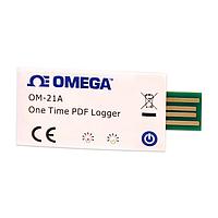 OMEGA OM-21A-R2-10PK 감사 보고서용 일회용 USB 온도 데이터 로거 (Temperature, USB, ± 0.5 °C)
