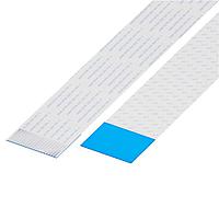 Cáp nhảy FFC / FPC 1mm Pitch FlatFlexCable, 19 tiếp điểm, Dây dẫn mặt đối diện, Dài 228mm/9in, Mạ thiếc GCT (Global Connector Technology) 10-19-D-0228-C-4-08-4-T