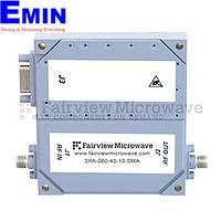 Fairview SPA-060-60-10-SMA 60 dB Gain High Power High Gain Amplifier at 10 Watt Psat Operating From 100 MHz to 6 GHz with SMA