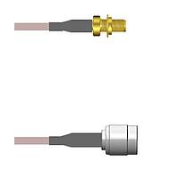 Amphenol Custom Cable Q-2W0520005096i RF Cable Assemblies SMA-SJB/TNC-SP G316 96I