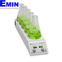 Máy khuấy gia nhiệt 5 vị trí Benchmark MSH-5 (35-120°C, 150-2000rpm, Đĩa sứ trắng)