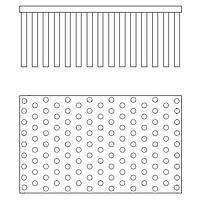 Ống Nhiệt Tròn Tản Nhiệt PFH500 1.5" cánh tản nhiệt TDK-Lambda HS00110