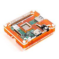 Vỏ Pibow 3 A+ Coup (cho Raspberry Pi 3 A+) - Coup Tangerine Pimoroni PIM428