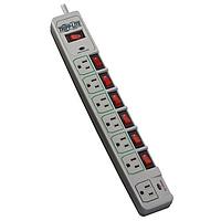 Bộ Bảo Vệ Chống Sốc Điện Eco-Surge Protector 6 Ổ Cắm, Dây Dài 6 Ft Tripp Lite TLP76MSG