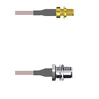 Amphenol Custom Cable Q-2W01T0005084i RF Cable Assemblies SMA-SJB/N-SJB G316 84I