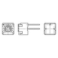 Nidec Components CT-6ETP100 トリマーポテンショメーター 10W 6mm角 シングルターン トップ調整 弾薬パックテーピング