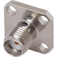 Amphenol SV Microwave M39012/60-3001 ຕົວເຊື່ອມ SMA F FlangMountConn 4 ຮູ (ການບຸນດ້ວຍບ້ອງບຸນ)