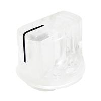 Tay Vặn & Núm Xoay Trục D CLR/BLK 19.0mm x 14.5mm Eagle Plastic Devices 450-5120C