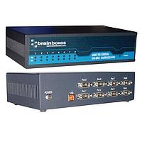 Brainboxes US-842 시리얼 디바이스 서버 USB 8포트 RS422/485 1MBaud