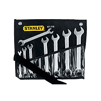 STANLEY 87-718 Metric Double Open End Wrench Set (8pcs)